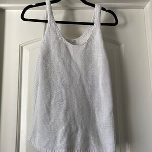Lucky Brand White Knit Tank Top